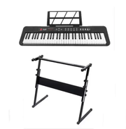 61 Electronic Keyboard Piano with Stand - 2.2cm Keyboard by salelink.co.nz