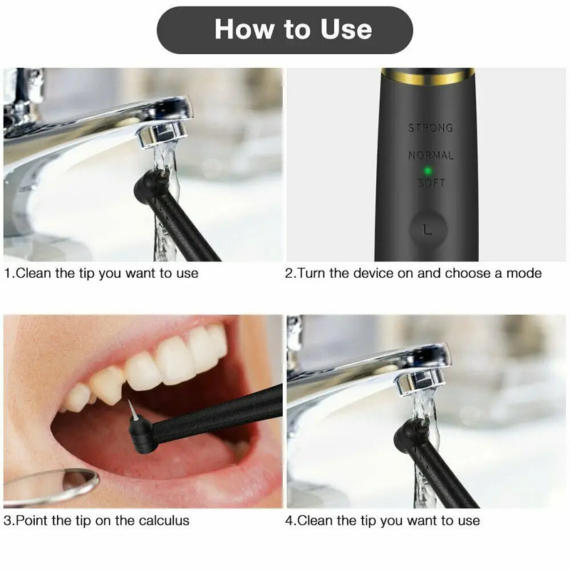 Electric Dental Calculus Remover Tooth Cleaner by salelink.co.nz
