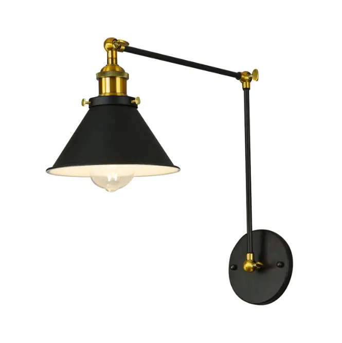 Vintage Retro Industrial Arm Sconce Wall Light Lamp Fixture Fitting by salelink.co.nz