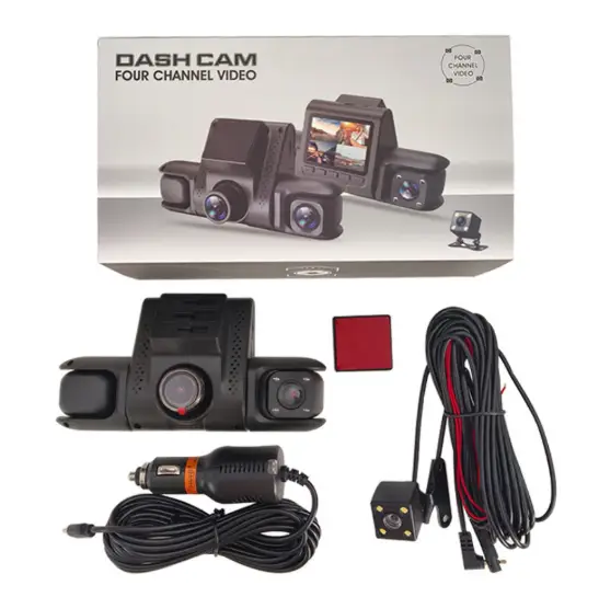Four-record Driving Recorder Dash Cam Four Channel Video by salelink.co.nz