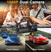 Four-record Driving Recorder Dash Cam Four Channel Video by salelink.co.nz