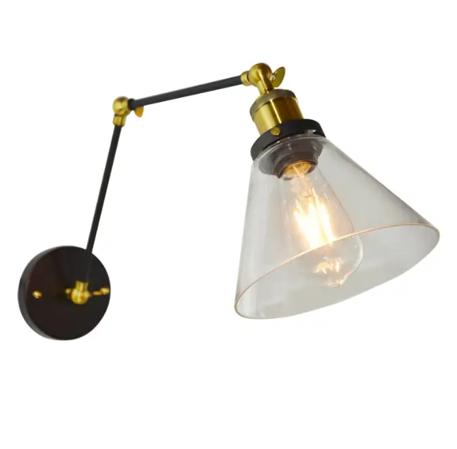 Glass Lampshade Wall Light Fixture by salelink.co.nz