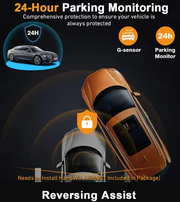 Four-record Driving Recorder Dash Cam Four Channel Video by salelink.co.nz
