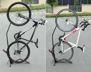 Vertical & Horizontal Bicycle Bike Floor Rack Stand Bicycle Stand by salelink.co.nz