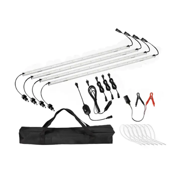 12V Rigid Light Bar LED Strip Camping Waterproof Connector Combo Kit Aluminium by salelink.co.nz