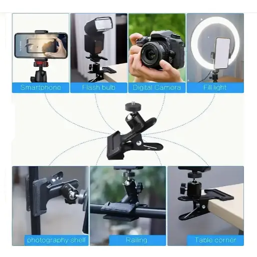 2PCS Spring Clamp Mount with 360-Degree Rotating by salelink.co.nz