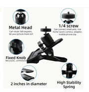 2PCS Spring Clamp Mount with 360-Degree Rotating by salelink.co.nz