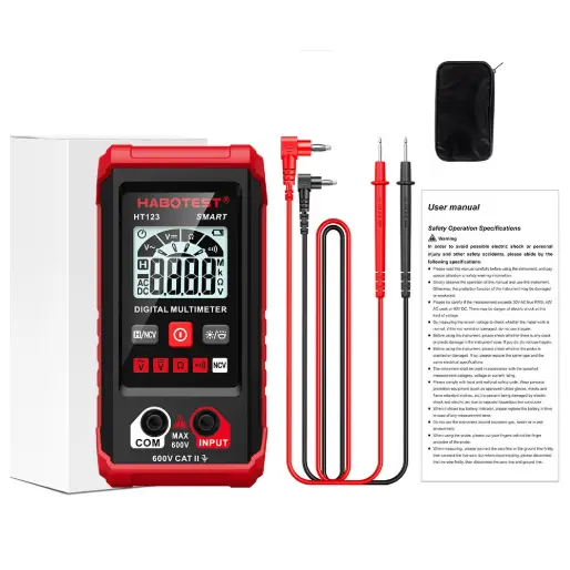 Digital Multimeter True RMS Auto Range DC AC Voltage Tester by salelink.co.nz