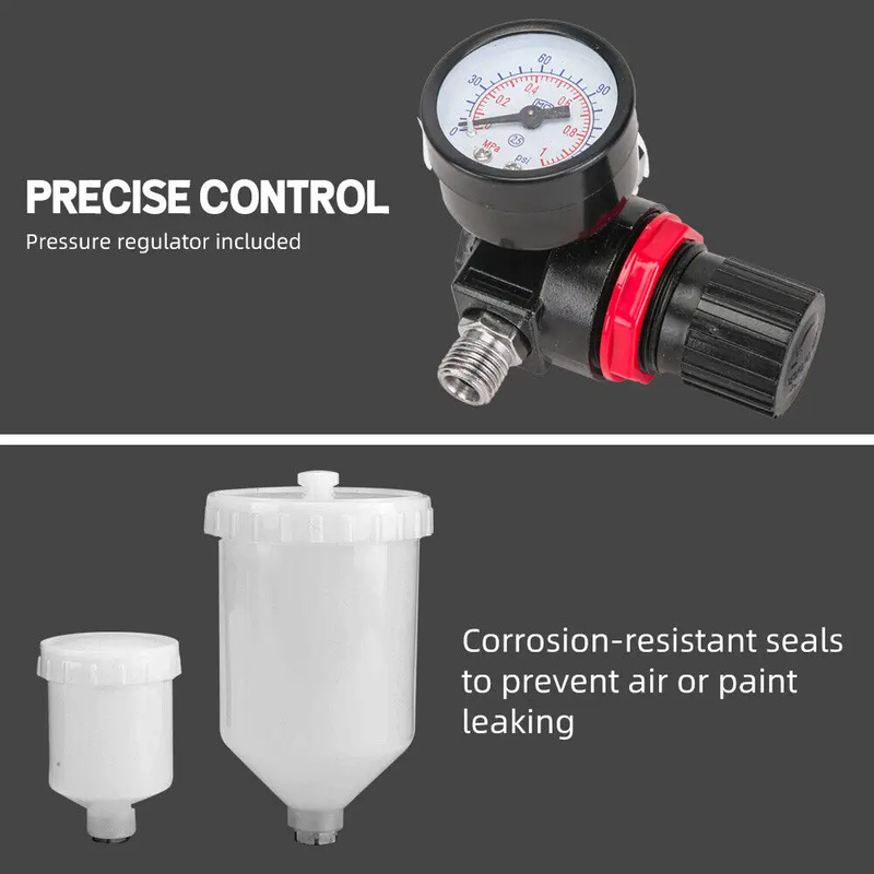 2PCS Paint Spray Gun Kit by salelink.co.nz