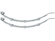 Trojan 3-Leaf Low Slipper Spring - 750kg - 50mm wide - Pair displayed on a white background.