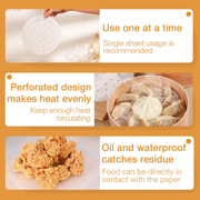 200pcs Air Fryer Liners Perforated Parchment Paper by salelink.co.nz