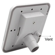 RV Gravity Water Inlet Hatch White Caravan Accessories Parts by salelink.co.nz