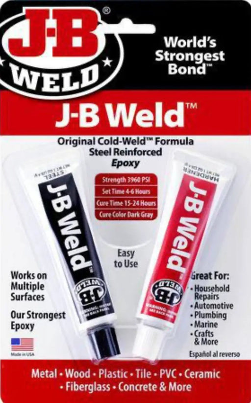 JB Weld Original Cold Weld Epoxy Adhesive Twin Pack 28.4g each - 8265S by Racing Pro NZ Ltd