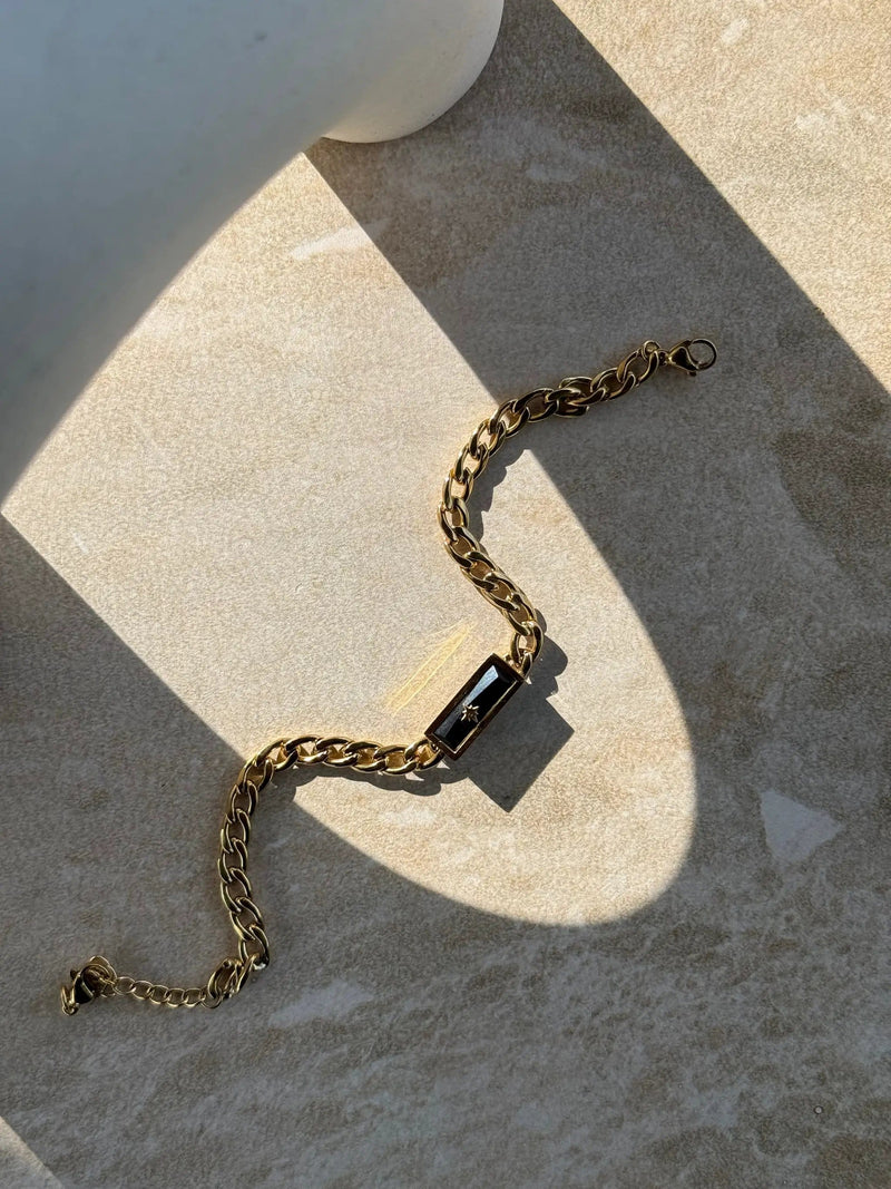 Whetū Pango Bracelet by Tahana Jewellery