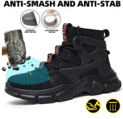 Men's High-Top Safety Shoes - Steel Toe Work Boots with Ankle Support by Mead's Supply & Equipment Outfitters limited