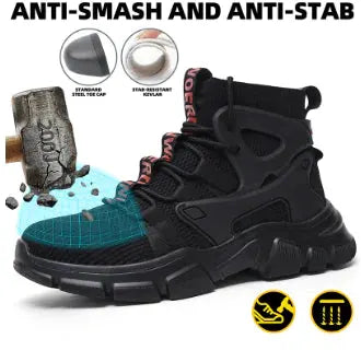 Men's High-Top Safety Shoes - Steel Toe Work Boots with Ankle Support by Mead's Supply & Equipment Outfitters limited