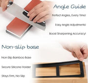 g8buynz Knife Sharpening Stone Set, 4 Side Grit 400/1000, 3000/8000 Whetstone, Wet Stone Sharpener Stone Kit Knife Sharpening Stone Set, 4 Side Grit 400/1000, 3000/8000 Whetstone, Wet Stone Sharpener Stone Kit