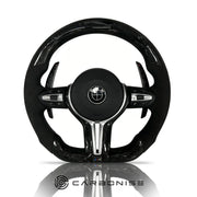 BMW Steering Wheel (Forged Carbon Fiber+Alcantara) @7 by CARBONISE