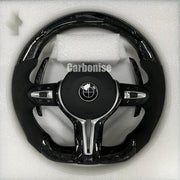 BMW Steering Wheel (Forged Carbon Fiber+Alcantara) @7 by CARBONISE
