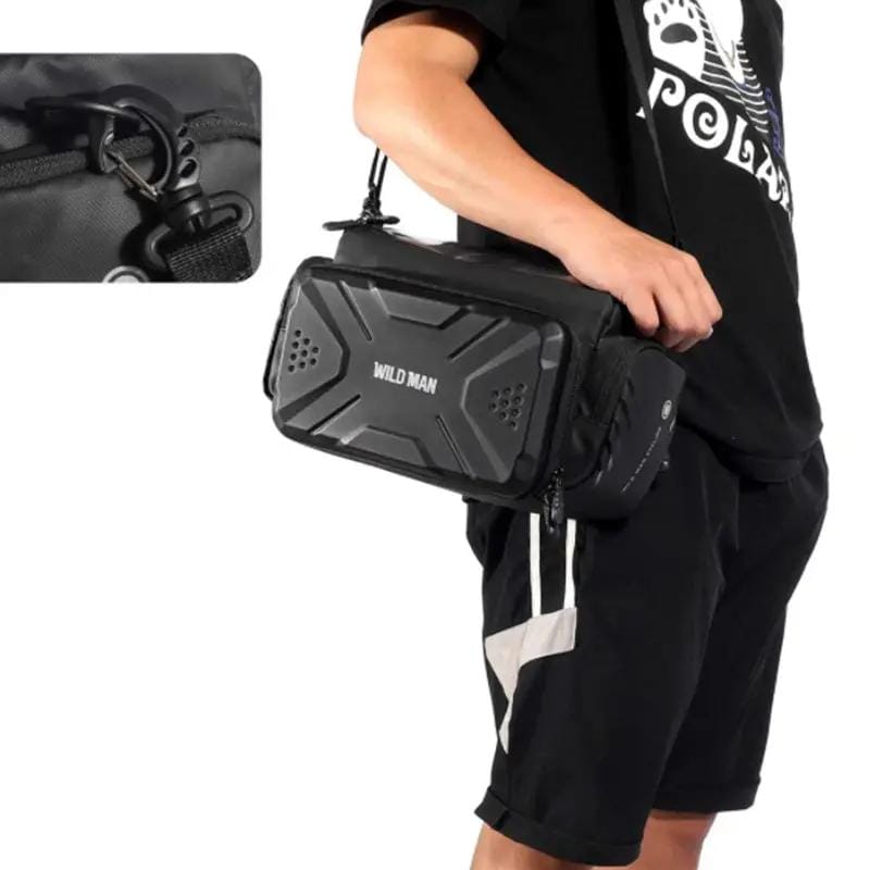 g8buynz g8buynz 4L Rainproof Bike Handlebar Storage Bag with Touch Screen Strap Use for MTB 4L Rainproof Bike Handlebar Storage Bag with Touch Screen Strap Use for MTB