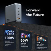 100W 4-Port PD GaN Ultra Fast Desktop Charging Station by BroDeals
