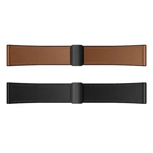BroDeals Watches Universal Leather Watch Strap with Magnetic Buckle Universal Leather Watch Strap with Magnetic Buckle