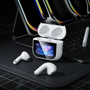 BroDeals Earphone TWS Earbud w/ LCD Touch Screen, 4 Hours TWS Earbud w/ LCD Touch Screen, 4 Hours