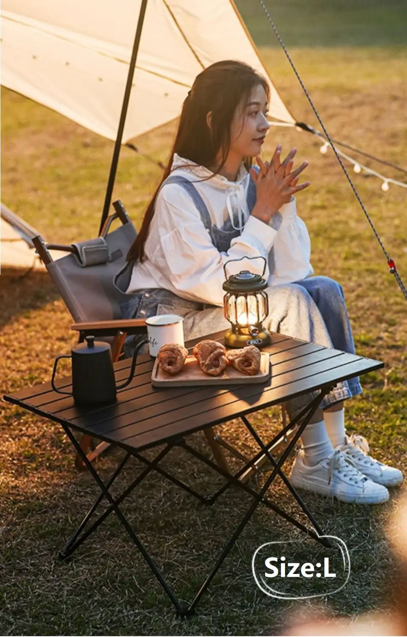 Ecotrek Aluminum Alloy Roll-Up Camping Table - PRI10116 by ECOTREK