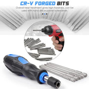 g8buynz g8buynz Extended Screwdriver Set 24 in 1 Bits Self-Locking Magnetic Handle Extended Screwdriver Set 24 in 1 Bits Self-Locking Magnetic Handle