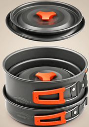 Outdoor Large Cookware Set – Camping Cookware Ideal for 4–5 People BY30122 by ECOTREK