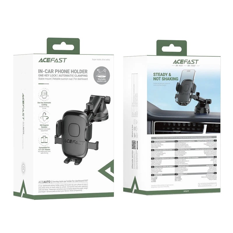 Easy-Lock Phone Holder for Windshield / Dashboard (D57) by BroDeals