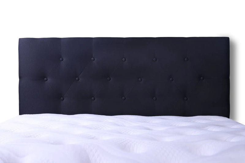 Fenland Headboard Black Double by sue-e furniture