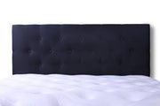Fenland Headboard Black Super King by sue-e furniture