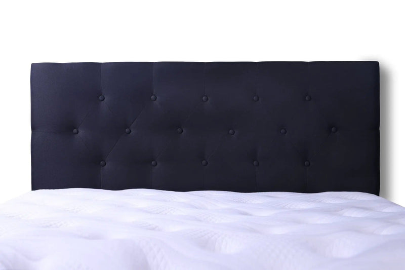 Fenland Headboard Black King by sue-e furniture