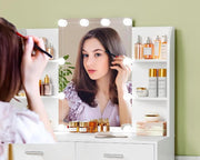 Dressing Table With Mirror by The Shopsite