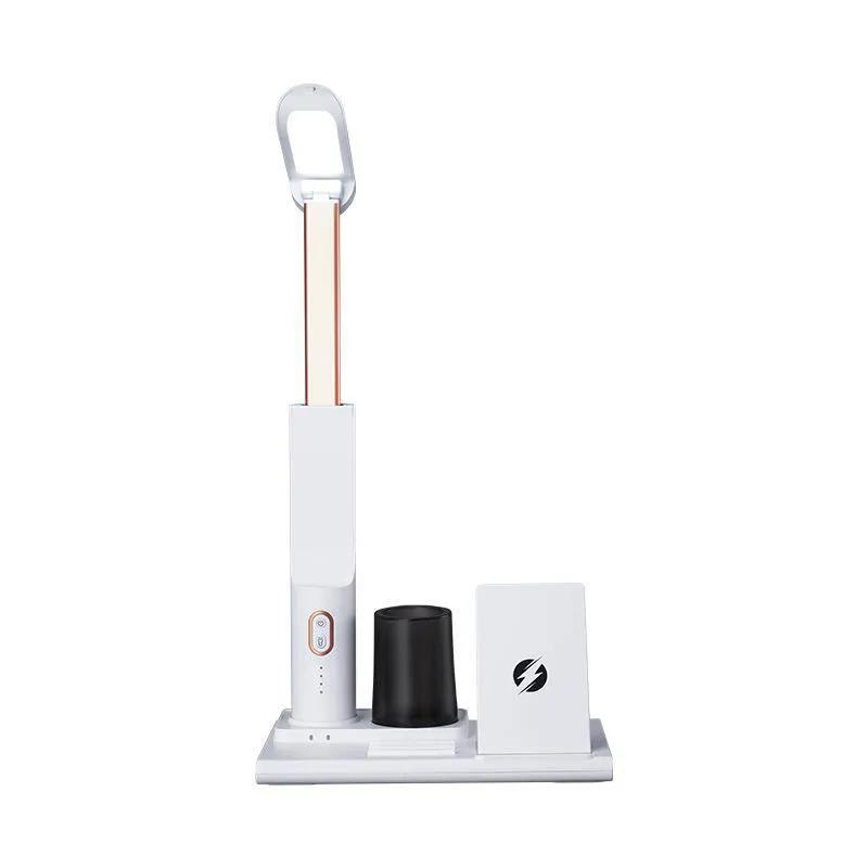 Desk Lamp with Wireless Charging and Pen Holder White by salelink.co.nz