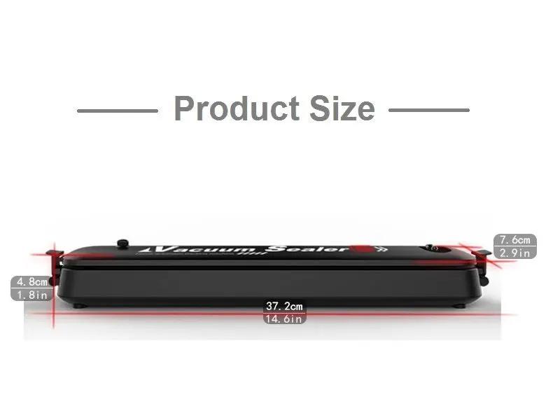 Food Vacuum Sealer Meat Packing Machine Sealing Automatic Saver Packer + 5 BAGS by dealonline.co.nz