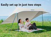 Canopy Tent – Ultra-Lightweight Outdoor Camping Shade with Silver Coating LDK2351 by ECOTREK