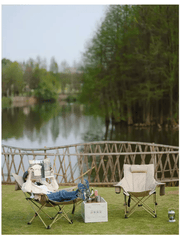 Urban Wave Premium Reclining Camping Chair with Footrest YQ1449 by ECOTREK