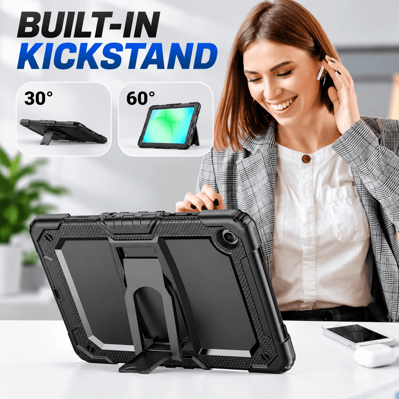 techplus Samsung Galaxy Tab A11 8.7-inch Heavy Duty Rugged Shockproof Silicone Case With Built-in Screen Protector Samsung Galaxy Tab A11 8.7-inch Heavy Duty Rugged Shockproof Silicone Case With Built-in Screen Protector