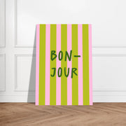 Bonjour by Blank Wall Print Shop