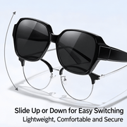 ECOTREK Sunglasses ECOTREK Polarised Fit Over Sunglasses – UV380 Gloss Black Shades LX23-11 ECOTREK Polarised Fit Over Sunglasses – UV380 Gloss Black Shades LX23-11