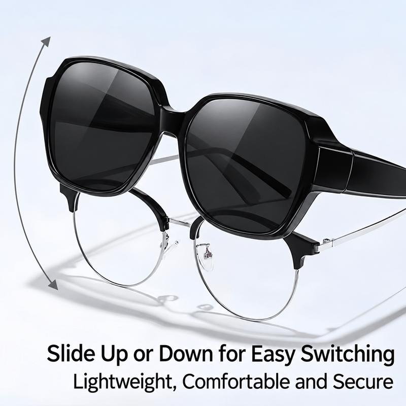 ECOTREK Sunglasses ECOTREK Polarised Fit Over Sunglasses – UV380 Gloss Black Shades LX23-11 ECOTREK Polarised Fit Over Sunglasses – UV380 Gloss Black Shades LX23-11