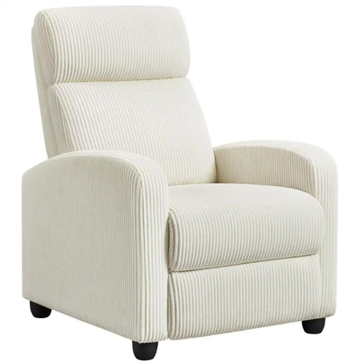 Yaheetech Recliner Chair Corduroy Recliner Sofa Adjustable Modern Single Reclining Chair Recliner Chair Corduroy Recliner Sofa Adjustable Modern Single Reclining Chair