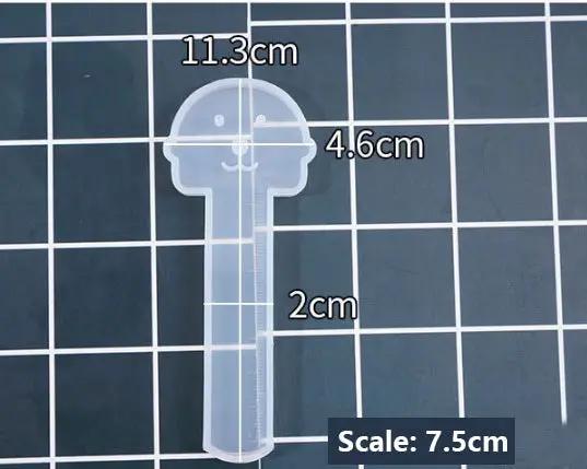 DIY Ruler Moulds Epoxy Resin Moulds Jewelry Making DIY Craft Tools - Big Face Bear Ruler by Resin Art NZ