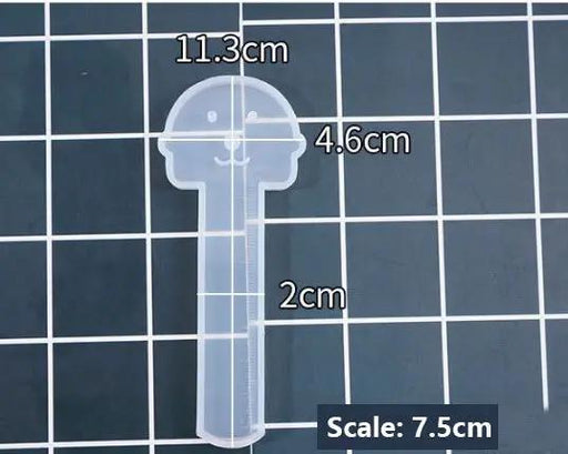 DIY Ruler Moulds Epoxy Resin Moulds Jewelry Making DIY Craft Tools - Big Face Bear Ruler by Resin Art NZ