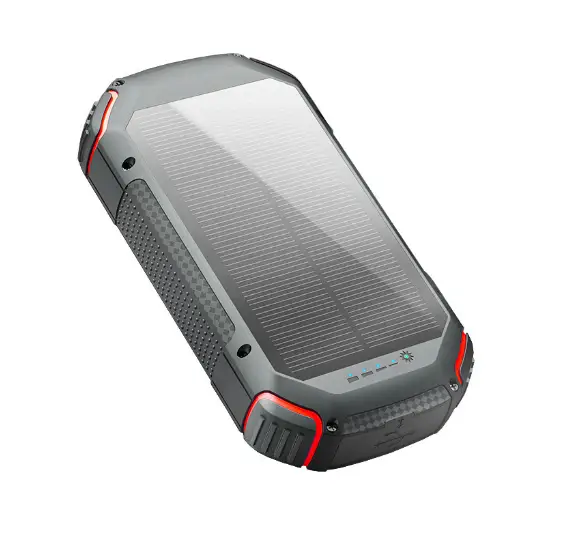 20000mAh Waterproof Solar Power Bank with Red Light by Mead's Supply & Equipment Outfitters limited