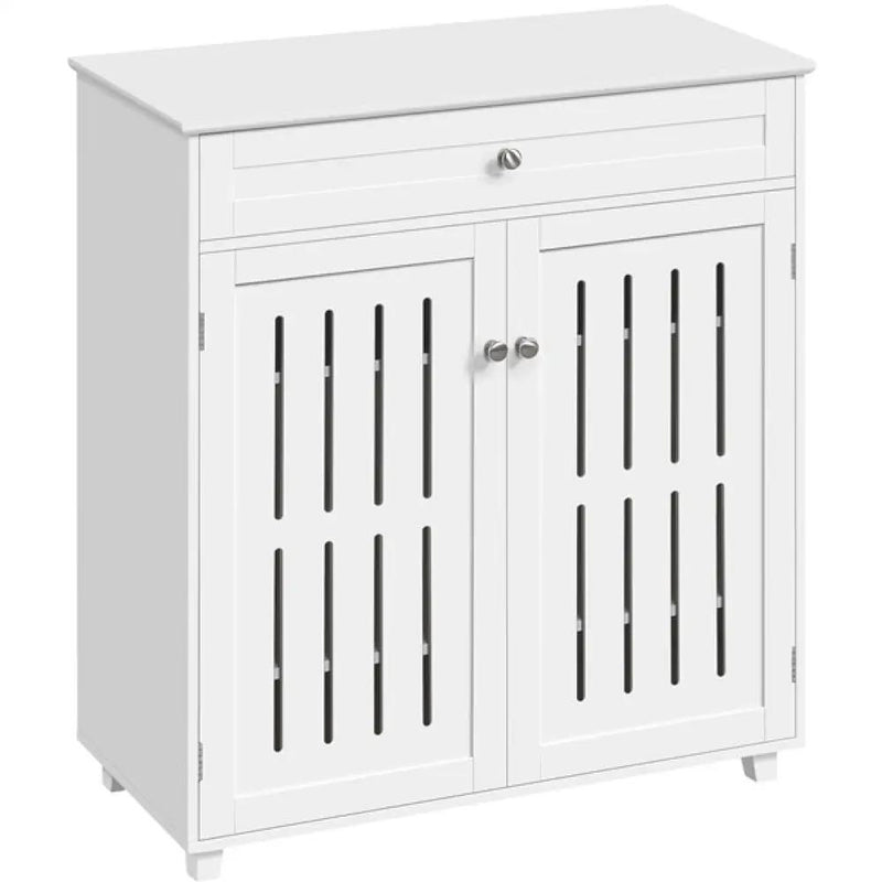 4 Tier Shoe Storage Cabinet 1 Drawer Closed Adjustable Shoes Rack by Yaheetech