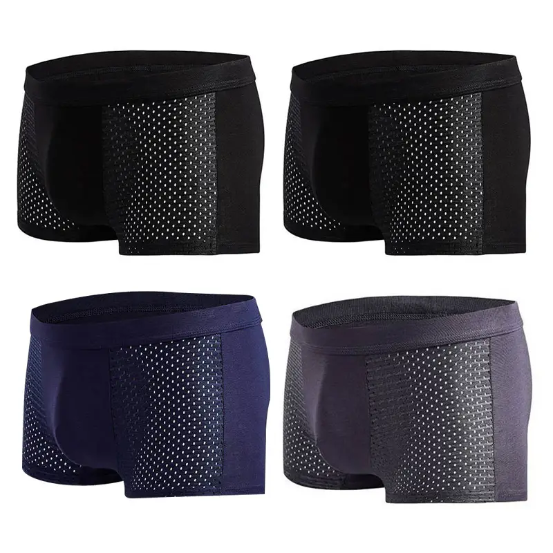 Men's Modal Boxer Shorts — Breathable Mesh Mid-Waist Underwear | Single & 4-Pack by Mead's Supply & Equipment Outfitters limited