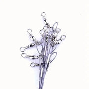 Stainless Steel Swiveled Leader Trace 2 Arms ( Pack of 10) by NZ Diver